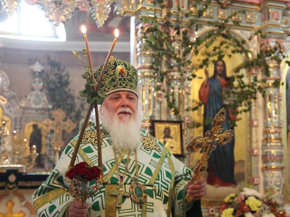 В День Святой Троицы в кафедральном соборе Рождества Христова г. Липецка состоялось архиерейское богослужение
