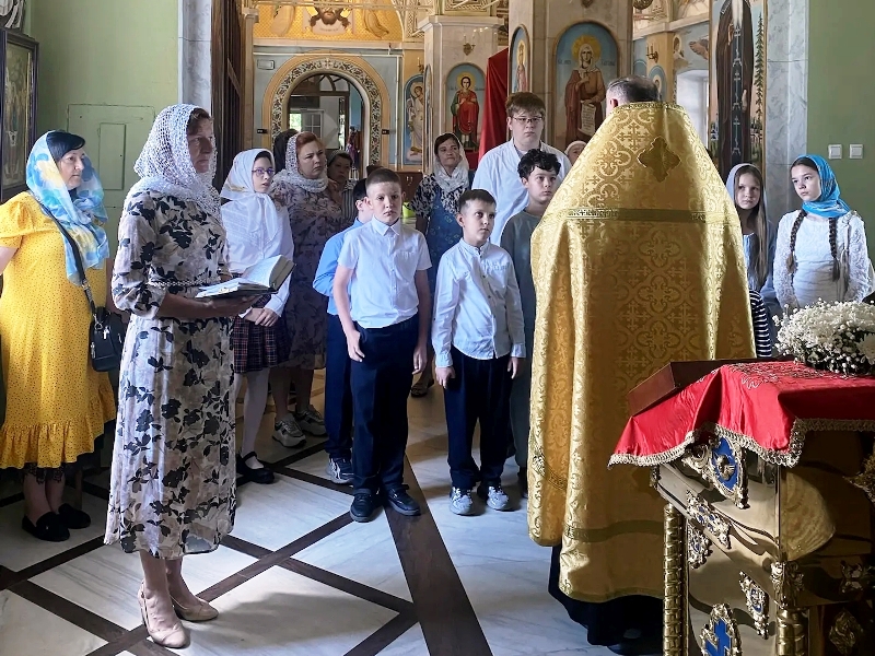 В воскресной школе Евдокиевского храма г. Липецка состоялось торжественное подведение итогов прошедшего учебного года 
