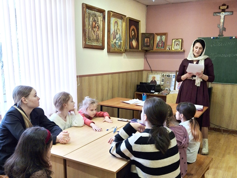 В воскресной школе &laquo;Ковчег&raquo; кафедрального собора Рождества Христова г. Липецка состоялся открытый урок в&nbsp;честь Дня православной книги